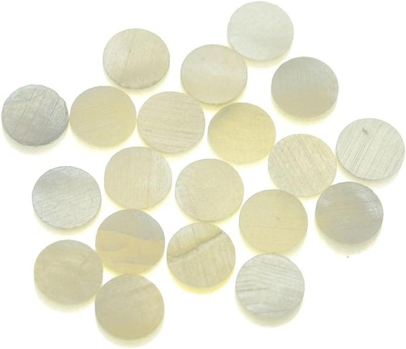 20pcs 6x2mm Natural White Mother of Pearl Shell Inlay Fingerboard Fretboard Dots For Guitar Bass Ukulele